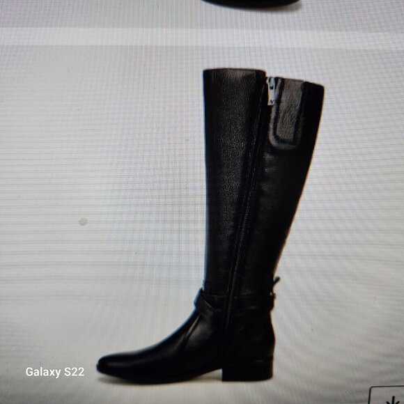 Naturalizer "Rena" Black Leather Riding boots. NIB. Size 6.5 Wide. - Picture 4 of 14